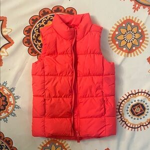 Bright pink Old Navy Puffer Vest